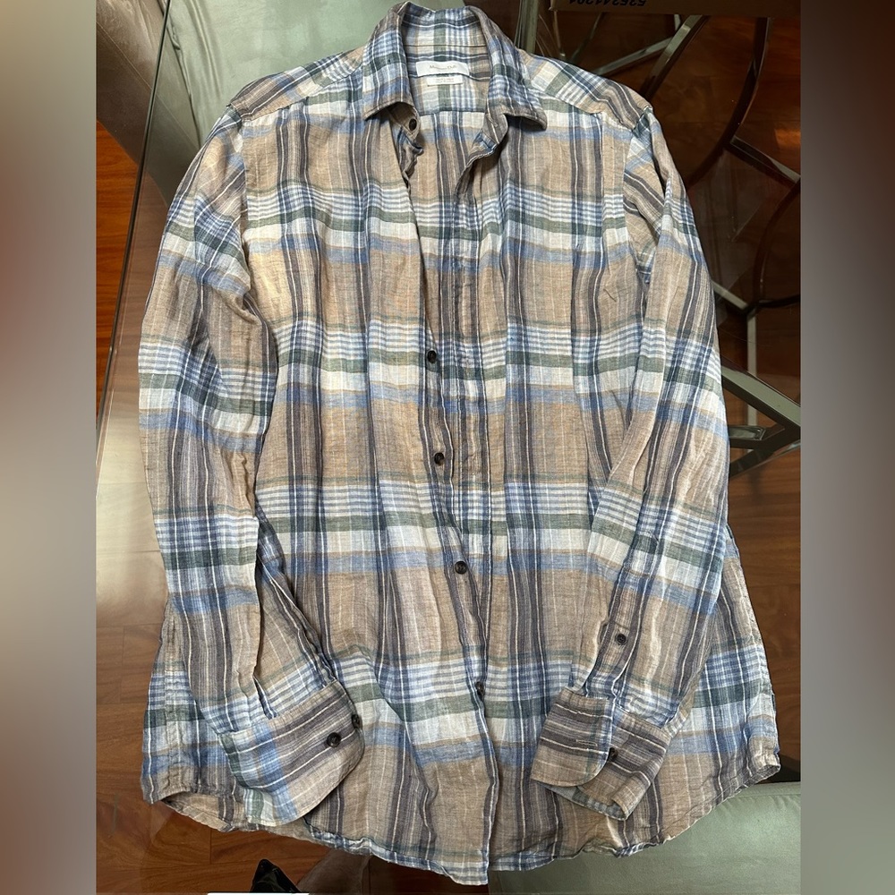 Massimo dutti shirt M linen